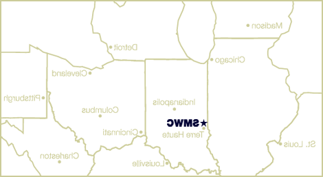 标记SMWC的区域地图